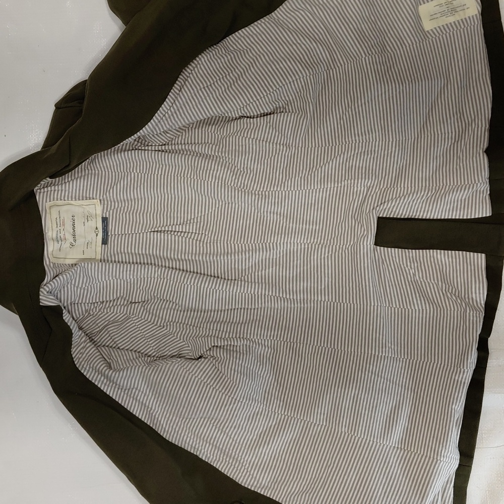 Anthropologie Cartonnier Green Jersey Blazer - Picture 7 of 7